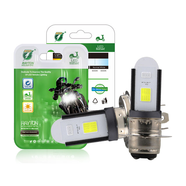 RTD factory M11U H4 b20d p15d AV DC 9V 80V mini with DRL LED motorcycle headlights bulbs