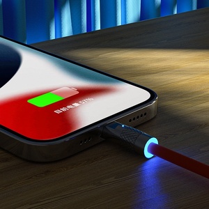 120W Siêu Nhanh Sạc 6A Lỏng Silicone Cáp Dữ Liệu Ánh Sáng Kẽm Hợp Kim Điện Thoại Máy Ảnh Sạc Cáp Nylon Tương Thích Máy Tính - Product Image 5