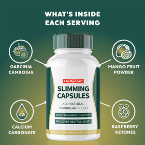 Khỏe mạnh thảo dược chiết xuất viên nang kiểm soát mỏng loại bỏ độc tố ngăn chặn sự thèm ăn đốt cháy chất béo viên nang - Product Image 5