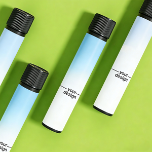 Tubo de Vidrio Personalizado con Logotipo, Tamaño King Size 120mm 125mm, Tubo de Vidrio a Prueba de Niños, Envase de Vidrio para Flores - Product Image 3