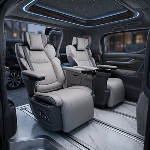 Siège de voiture personnalisé en cuir Fortune M7, ventilation réglable, multifonctionnel - Product Image 1