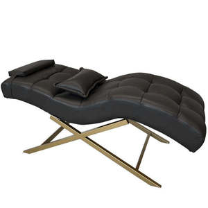 Stainless Steel Foldable Curved Lash Bed Portable Collapsible Massage Table for Beauty Salon Hotel Gym Spa - Product Image 1