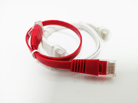 Flat CAT.6 Kabel Jaringan Ethernet UTP Datar, Kabel LAN Patch RJ45