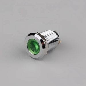 12mm 12V indicatore LED lampada in acciaio inox o cromato IP68 apparecchiature luci per il monitoraggio delle apparecchiature - Product Image 6