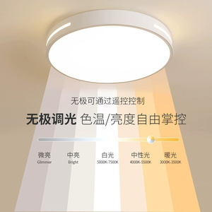 Led Ceiling <b>Light</b> Round 5Cm Thin 3D Ambient Glow For Living Room Bedroom - Product Image 3