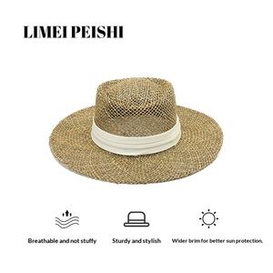 หมวกปานามาสานจาก<span class=keywords><strong>ฟาง</strong></span>ธรรมชาติ ป้องกันสิ่งแวดล้อม ทนน้ำเค็ม เหมาะสำหรับกิจกรรมกลางแจ้งในฤดูร้อน ระบายอากาศได้ดี ขนาด 56-58 ซม. - Product Image 4