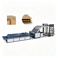 Machine automatique de laminage haute vitesse pour carton ondulé, laminatrice feuille à feuille, ligne de corrugation pour boîtes en carton