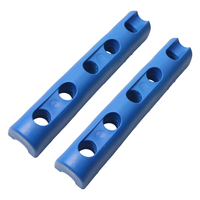 Lot de 2 pare-chocs marins bleus à 5 trous pour l'amarrage de yachts et de bateaux