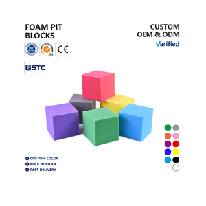 Tùy chỉnh màu sắc chịu nước <span class=keywords><strong>Polyurethane</strong></span> PU bọt Pit khối với thiết kế dày cho chơi bên hồ bơi và thể dục dụng cụ an toàn - Product Image 1