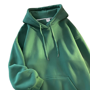 ออกแบบโลโก้ตามสั่ง เสื้อฮู้ดดี้สไตล์วินเทจ กันน้ำ สำหรับฤดูใบไม้ร่วงและฤดูหนาว สีพื้นเรียบง่าย บุผ้ากำมะหยี่ ทรงโอเวอร์ไซส์ หนานุ่ม - Product Image 1