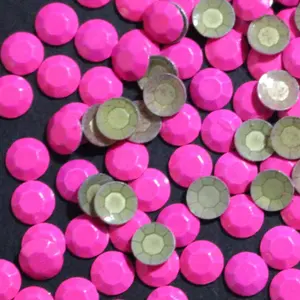 3mm iron on neon Rhinestud Rhinestud Hot Fix Octagon Rhinestud