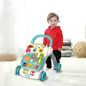 <span class=keywords><strong>Marche</strong></span>-bébé multifonctionnel interactif avec lumières clignotantes, musique, activités éducatives, chariot d'apprentissage à pousser pour les tout-petits - Product Image 2