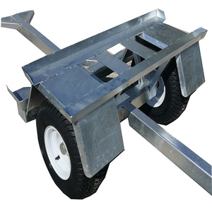 <span class=keywords><strong>Remorque</strong></span> galvanisée de 50 kg/<span class=keywords><strong>500kg</strong></span>, tracteur longeur de poubelle - Product Image 1