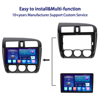 Cadre autoradio Android Meihua pour CHANGAN STAR 3 2015 9 pouces, kit de cadre de navigation automobile avec faisceau de câblage