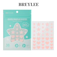 BREYLEE NOUVELLE ARRIVÉE PATCHS ANTI-BOUTONS MIGNONS pour tous types de peau Hydrocolloïde