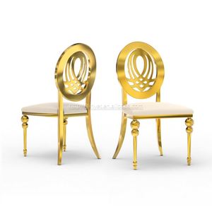 <span class=keywords><strong>Sedia</strong></span> Dorata in Acciaio Inossidabile per Banchetti di Fabbrica - Product Image 2