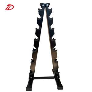 High Quality Safety Sturdy Design Vertical Upright Multi Tier Triangle Bracket <strong>Dumbells</strong> Rack <strong>Stand</strong> - Product Image 1