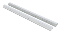 Système d'éclairage linéaire LED avec module d'éclairage, module de prise, rail de guidage, cache-câble, panneau de sortie de secours, module de capteur, idéal pour les supermarchés