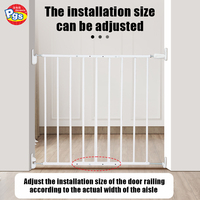 Barrière de sécurité pour animaux de compagnie PRODIGY SG001 en métal, pour escalier, salle de bain, cuisine