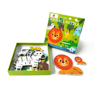 Produsen Logo khusus permainan teka-teki kualitas tinggi kertas karton teka-teki Jigsaw untuk dewasa atau anak-anak