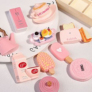 Nuevo Adhesivo para Refrigerador Serie Rosa para Niñas 2026, Decoración del Hogar, Regalo, Diseño <span class=keywords><strong>de</strong></span> Comida, Juguete, Pastel, Chocolate, Técnica <span class=keywords><strong>de</strong></span> Goteo <span class=keywords><strong>de</strong></span> Aceite, TikTok - Product Image 3
