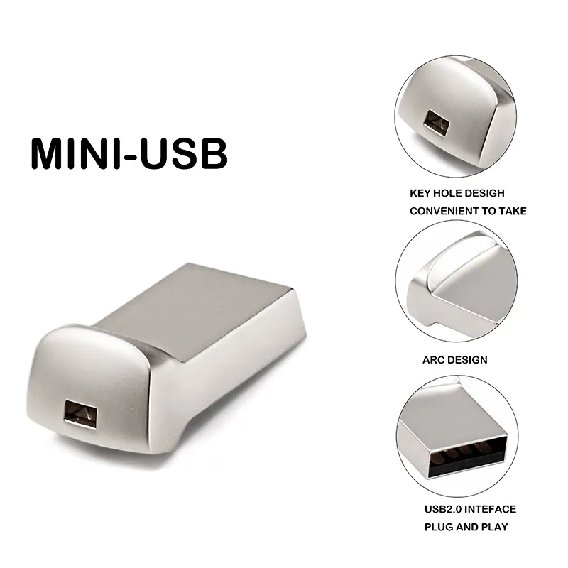 Chiavetta Usb personalizzata JASTER 4GB 8GB 16GB thumb Drive 32GB 64GB Mini chiavetta Usb in metallo