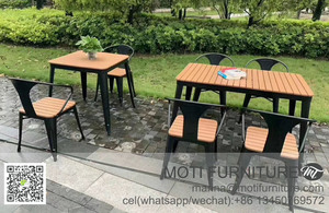 Malasia exterior Bistro restaurante cafetería antigua <span class=keywords><strong>vintage</strong></span> negro metal mesa y sillas <span class=keywords><strong>para</strong></span> comer - Product Image 2