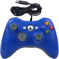 Hot Verkoop Blauw Usb Wired Game Pad Controller Voor Xbox 360 Slim Vervanging Usb Wired Joystick