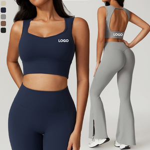 XW-DWX8793 Nouveau design de vêtements de sport pour femmes, <span class=keywords><strong>haut</strong></span> court à dos ouvert à séchage rapide, soutien-gorge de yoga à fort impact, veste de course à pied, entraînement, remise en forme - Product Image 1