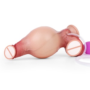 FAAK Realistic Squirting Inflatable <b>Dildo</b> With Sucker Silicone Ejaculation Penis Anal Massage Sex Toys for Women Masturbator - Product Image 6