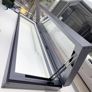 Claraboya de Techo Extra Grande JINGCHEN con Marco de Aluminio de Rotura Térmica, Vidrio Low-E, para Escaleras y Atrios, Personalizada - Product Image 2