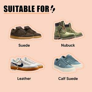 Gomme à daim pour nettoyer les chaussures en daim et en nubuck, élimine instantanément les taches, les éraflures et les marques, restaure instantanément la texture, sûre et facile à utiliser - Product Image 6