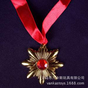 Medalla de Vampiro con Forma de Flor, Accesorio de Disfraz de Halloween, Artículo de Fiesta, Venta al por Mayor - Product Image 1