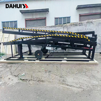 Rampe de chargement mobile pour conteneurs, idéale pour chariots élévateurs, remorques, plateformes et planches