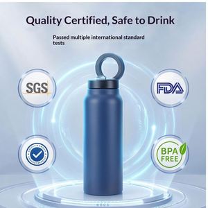 แก้วน้ำสแตนเลสสุญญากาศขนาด 24 ออนซ์ พร้อมฝาปิดแม่เหล็ก เก็บความเย็นได้นาน พกพาสะดวก ใช้ในรถยนต์ได้ ดีไซน์ทันสมัย - Product Image 3