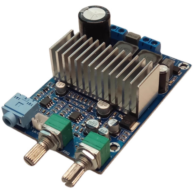 High-Power TPA3116 Digital Amplifier Board 12-24V Home Subwoofer Board Mono Channels Finished Board for Subwoofer Amplifier