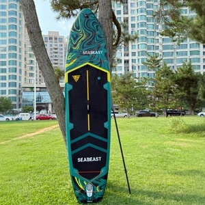 Planche à pagaie gonflable tout-terrain ultra stable avec accessoires, planche de stand-up paddle portable pour débutants - Product Image 1