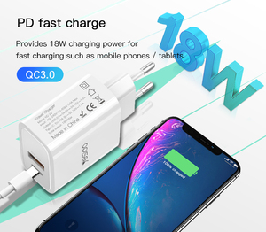 <span class=keywords><strong>Chargeur</strong></span> mural double port PD QC 18W, charge rapide, <span class=keywords><strong>chargeur</strong></span> <span class=keywords><strong>portable</strong></span> pour téléphone <span class=keywords><strong>portable</strong></span> pour <span class=keywords><strong>iPhone</strong></span> 12 - Product Image 4