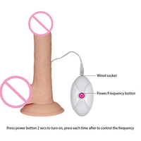 Juguete Sexual Realista, 100% Ultra Suave, 10 Funciones, Eléctrico, Automático, Impermeable, Pene Artificial Grande