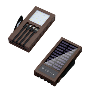 Banco de Energía Solar de Alta Eficiencia de 20000mAh con Salida de 10W, Pantalla Digital y Cable - <span class=keywords><strong>Cargador</strong></span> Portátil de Alta Capacidad - Product Image 1