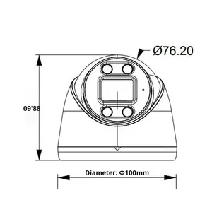 4MP 5MP 8MP 4k trong nhà PoE IP <span class=keywords><strong>Camera</strong></span> kép ánh sáng CMOS Mạng Dome <span class=keywords><strong>Camera</strong></span> đầy đủ màu sắc Bulit-in Mic tương thích NVR HIK-VISION - Product Image 5