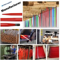 Horquilla para ensilaje de maíz, heno y pacas de paja, de acero forjado, para granjas y pastos, con entrega rápida y personalización.