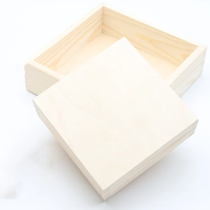 Dettagli artigianali incompiuti in <span class=keywords><strong>legno</strong></span> ombra scatola artigianale con cornice vuota segno fai da te che ispira il modello di testo personalizzato - Product Image 2