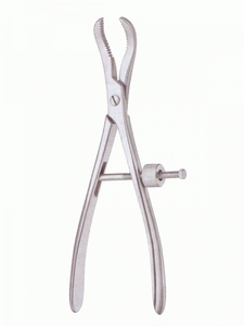Instrumentos ortopédicos quirúrgicos, pinzas de sujeción para hueso, Doolen, tamaño 14cm, acero inoxidable, CE ISO - Product Image 2