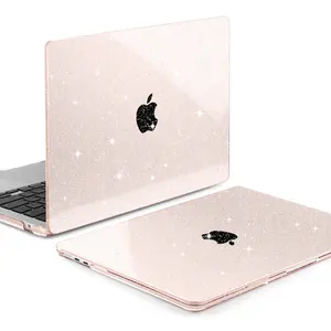 卸売スターライトカラークリスタルプラスチックハードケースMacBook M3 M2 M1チップAir Pro 1314インチPCカバーモデルA2918A2681