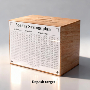 Alcancía <span class=keywords><strong>de</strong></span> Madera Maciza Personalizada Hecha a Mano, Rompecabezas <span class=keywords><strong>de</strong></span> Casa <span class=keywords><strong>de</strong></span> Madera, <span class=keywords><strong>Caja</strong></span> <span class=keywords><strong>de</strong></span> <span class=keywords><strong>Ahorro</strong></span> <span class=keywords><strong>de</strong></span> Dinero <span class=keywords><strong>de</strong></span> 100000, Desafío <span class=keywords><strong>de</strong></span> <span class=keywords><strong>Ahorro</strong></span> <span class=keywords><strong>de</strong></span> Dinero - Product Image 2