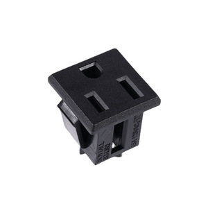 Regleta de alimentación de escritorio NEMA 5-15P, toma de corriente de CA de 3 clavijas y 15 A, enchufe estándar estadounidense (tipo tarjeta) ROHS CE - Product Image 5