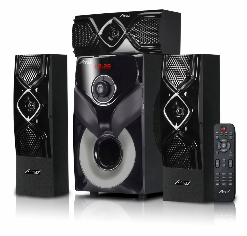 Altavoz multimedia con luz led y sonido envolvente, sistema de cine en casa, novedad, 3,1