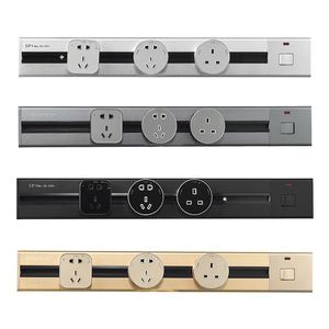 Universal USB Electrical Waterproof Wall Mounted Outlet Power Track System <strong>Socket</strong> 0.6M/0.8M/1.0M for Household Products - Product Image 1