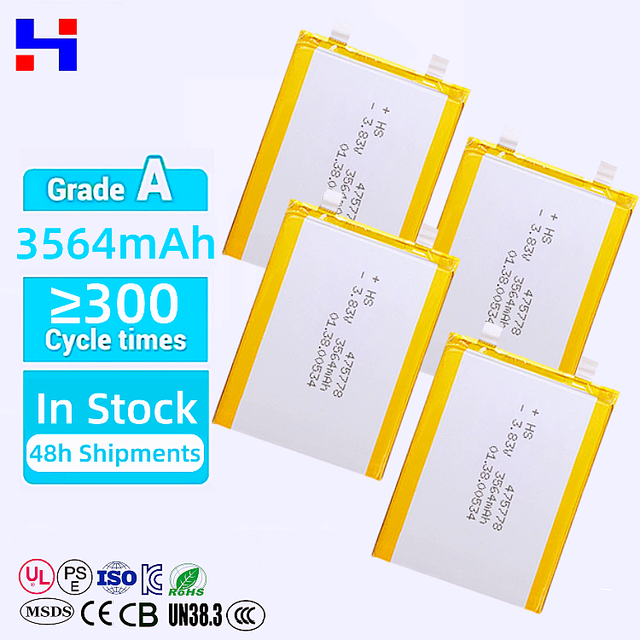 8S 4.45V High Capacity Lipo Battery 500 Cycles High Discharge Rate Flexible Design Custom Sizes for Custom Electronics Projects
